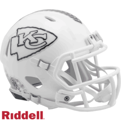Kansas City Chiefs NFL Mini Speed Football Helmet <B>Salute To Service 2024</B>