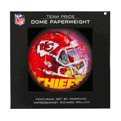 Kansas City Chiefs Paperweight Domed