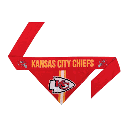 Kansas City Chiefs Pet Bandana Medium