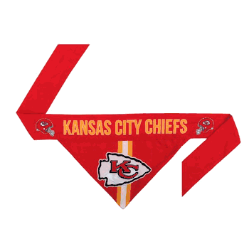 Kansas City Chiefs Pet Bandana Medium