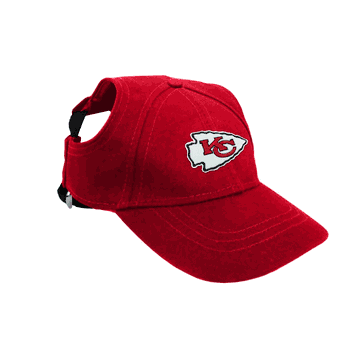 Kansas City Chiefs Pet Baseball Hat Large