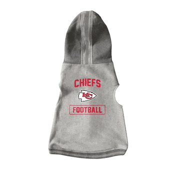 Kansas City Chiefs Pet Hooded Crewneck Type XL