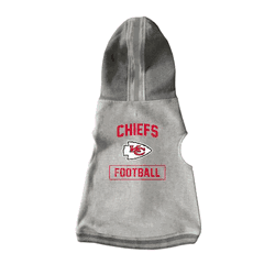 Kansas City Chiefs Pet Hooded Crewneck Type XS