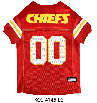 Kansas City Chiefs Pet Mesh Jersey Large