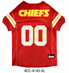 Kansas City Chiefs Pet Mesh Jersey X-Large