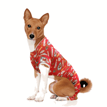 Kansas City Chiefs Pet PJs Large