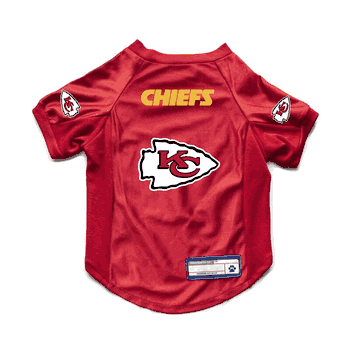 Kansas City Chiefs Pet Stretch Jersey L