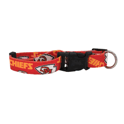 Kansas City Chiefs Pet Team Collar Small