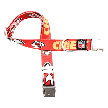Kansas City Chiefs Premium Pet Collar L