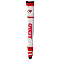 Kansas City Chiefs Putter Grip (White with colored stripes)