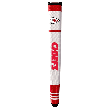 Kansas City Chiefs Putter Grip (White with colored stripes)