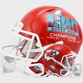 Kansas City Chiefs Riddell Super Bowl 57 Full Size Replica Helmet