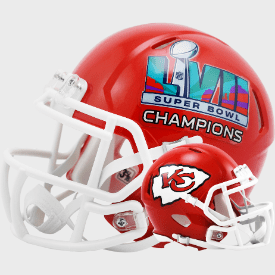 Kansas City Chiefs Riddell Super Bowl 57 MIni Helmet