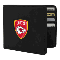 Kansas City Chiefs Shield Wallet - Black