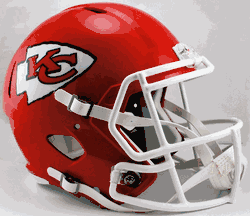 Kansas City Chiefs Speed Replica Full Size Football Helmet