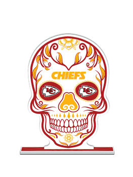 Kansas City Chiefs Standee, Skull