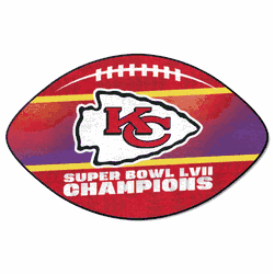 Kansas City Chiefs Super Bowl LVII Football Mat