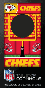 Kansas City Chiefs Tabletop Cornhole
