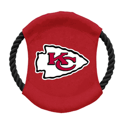 Kansas City Chiefs Team Flying Disc Pet Toy