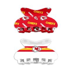 Kansas City Chiefs Team Hair Claw Set