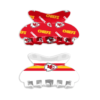 Kansas City Chiefs Team Hair Claw Set