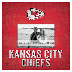 Kansas City Chiefs Team Name 10"x10" Picture Frame