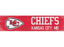 Kansas City Chiefs Team Name Sign
