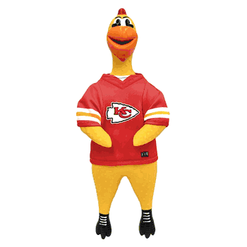 Kansas City Chiefs Team Rubber Chicken Toy