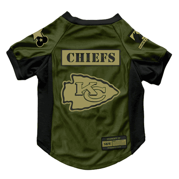 Kansas City Chiefs Valor Pet Stretch Jersey - Large