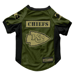 Kansas City Chiefs Valor Pet Stretch Jersey - Small