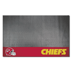 Kansas City Chiefs Vinyl Grill Mat - 26in. x 42in.