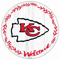 Kansas City Chiefs Welcome 12in Circle