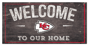Kansas City Chiefs Welcome Distressed 6 x 12