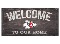 Kansas City Chiefs Welcome Distressed 6 x 12