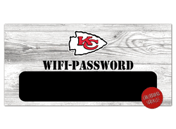 Kansas City Chiefs Wifi Password 6x12 Sign