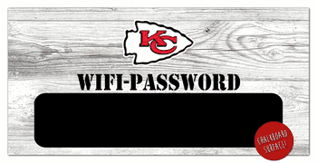 Kansas City Chiefs Wifi Password 6x12 Sign
