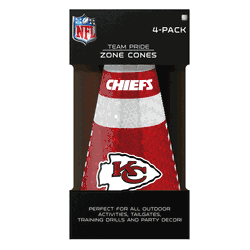 Kansas City Chiefs Zone Cones 4 Pack