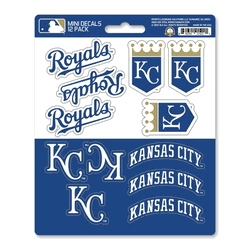 Kansas City Royals 12 Count Mini Decal Sticker Pack