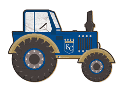 Kansas City Royals 12" Tractor Cutout Sign
