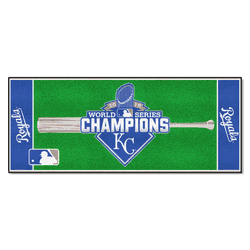 Kansas City Royals 2015 MLB World Series Champions Baseball Runner Rug - 30in. x 72in.
