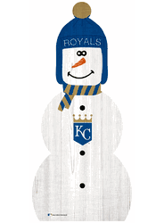 Kansas City Royals 31" Snowman Leaner