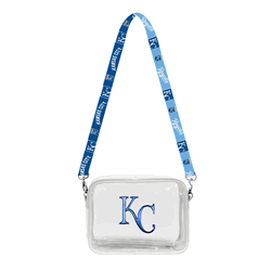 Kansas City Royals 3D Logo Clear Fanny Fan Purse