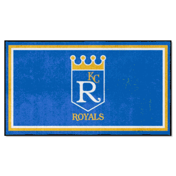 Kansas City Royals 3ft. x 5ft. Plush Area Rug - Retro Collection
