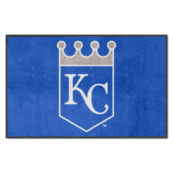 Kansas City Royals 4X6 High-Traffic Mat with Durable Rubber Backing - Landscape Orientation