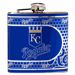 Kansas City Royals 6oz Stainless Steel Flask with Metallic Graphics