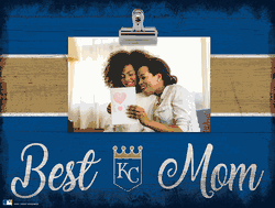 Kansas City Royals Best Mom with Stripe Clip Frame
