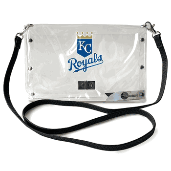 Kansas City Royals Clear Envelope Purse STRAP