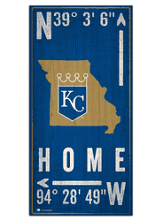 Kansas City Royals Coordinate 6x12 Sign