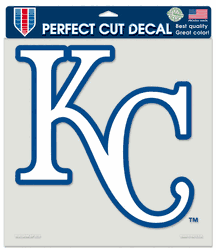 Kansas City Royals Decal 8x8 Die Cut Color