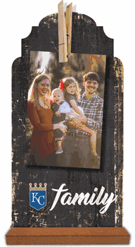 Kansas City Royals Family Clothespin 6x12